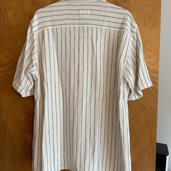 Sezane Men Textured Shirt Size XL - Picture 3 of 5